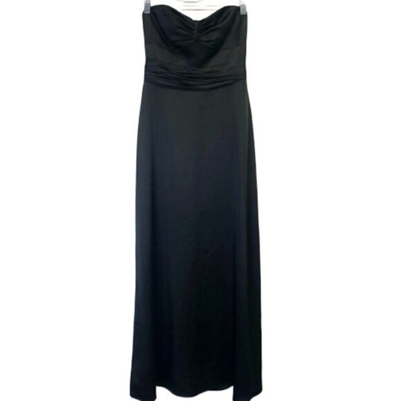 BCBGMaxazria Black Strapless Evening Dress Gown - Picture 1 of 8